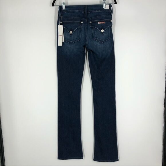Hudson Beth Mid-Rise Baby Bootcut Jean Dark Wash Size 26 NWT - Picture 2 of 12